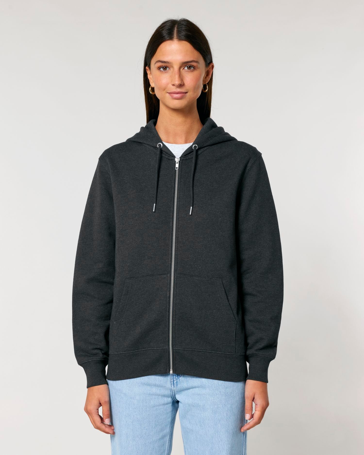 Unisex-Hoodie mit Reißverschluss – Bio-Baumwolle 350 GSM | Cultivator 2.0 Zipthru STSU179