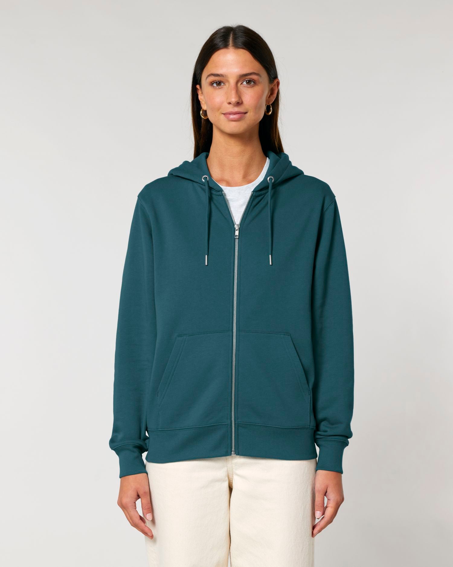 Unisex-Hoodie mit Reißverschluss – Bio-Baumwolle 350 GSM | Cultivator 2.0 Zipthru STSU179