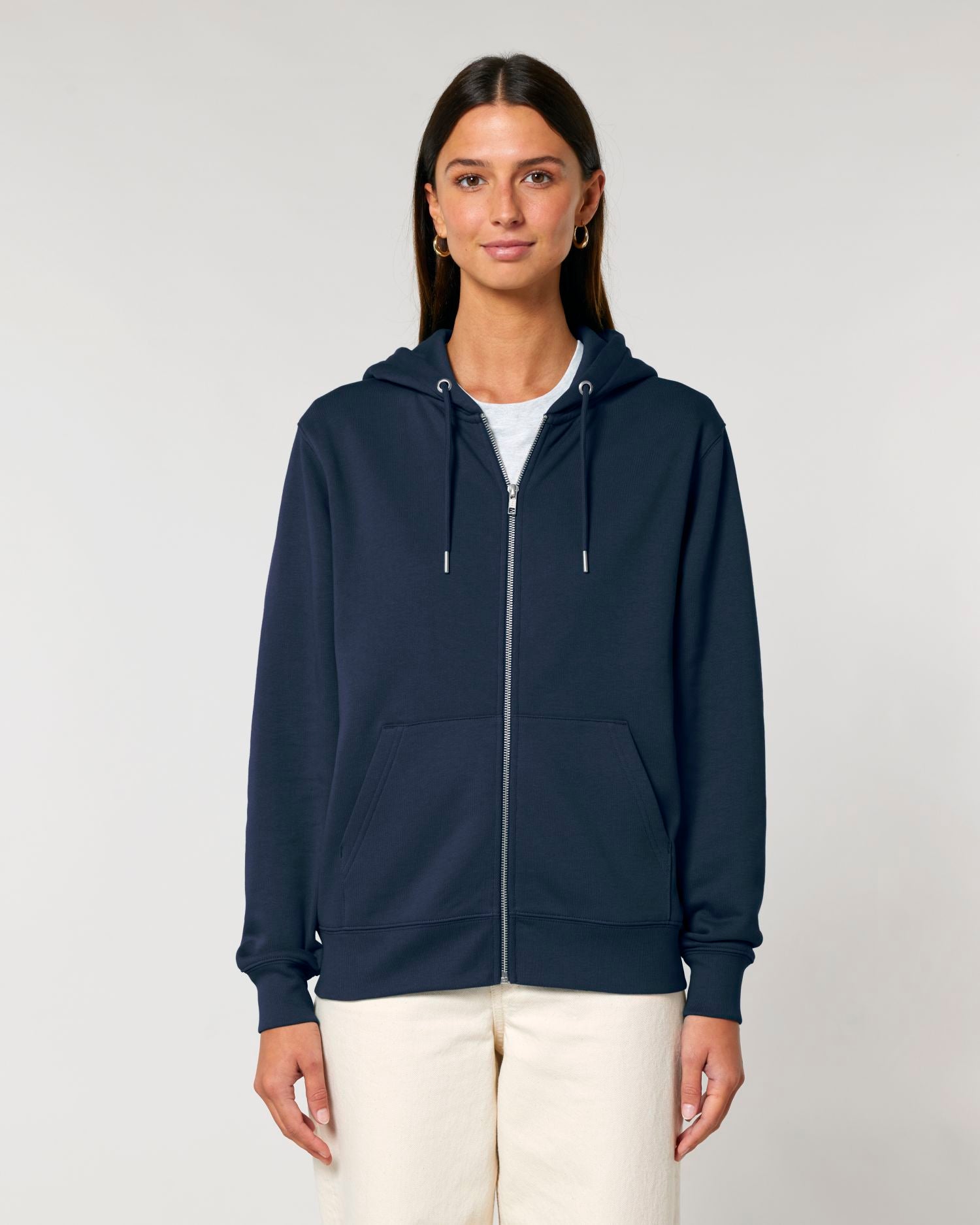 Unisex-Hoodie mit Reißverschluss – Bio-Baumwolle 350 GSM | Cultivator 2.0 Zipthru STSU179