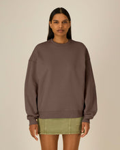 Uniseks Oversized Organisch Katoenen Ronde Hals Sweater - 350 GSM | Radder 2.0 STSU208