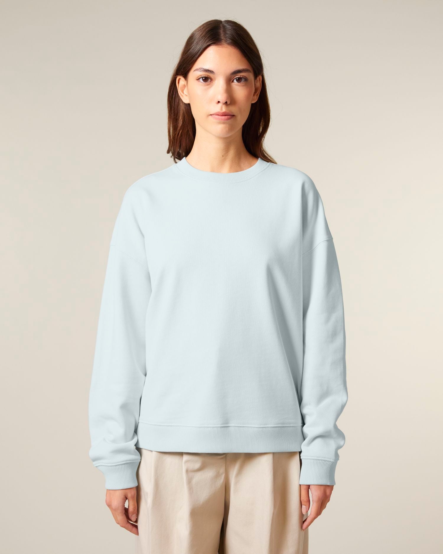 Unisex Oversized Organic Cotton Crew Neck Sweatshirt - 350 GSM | Radder 2.0 STSU208