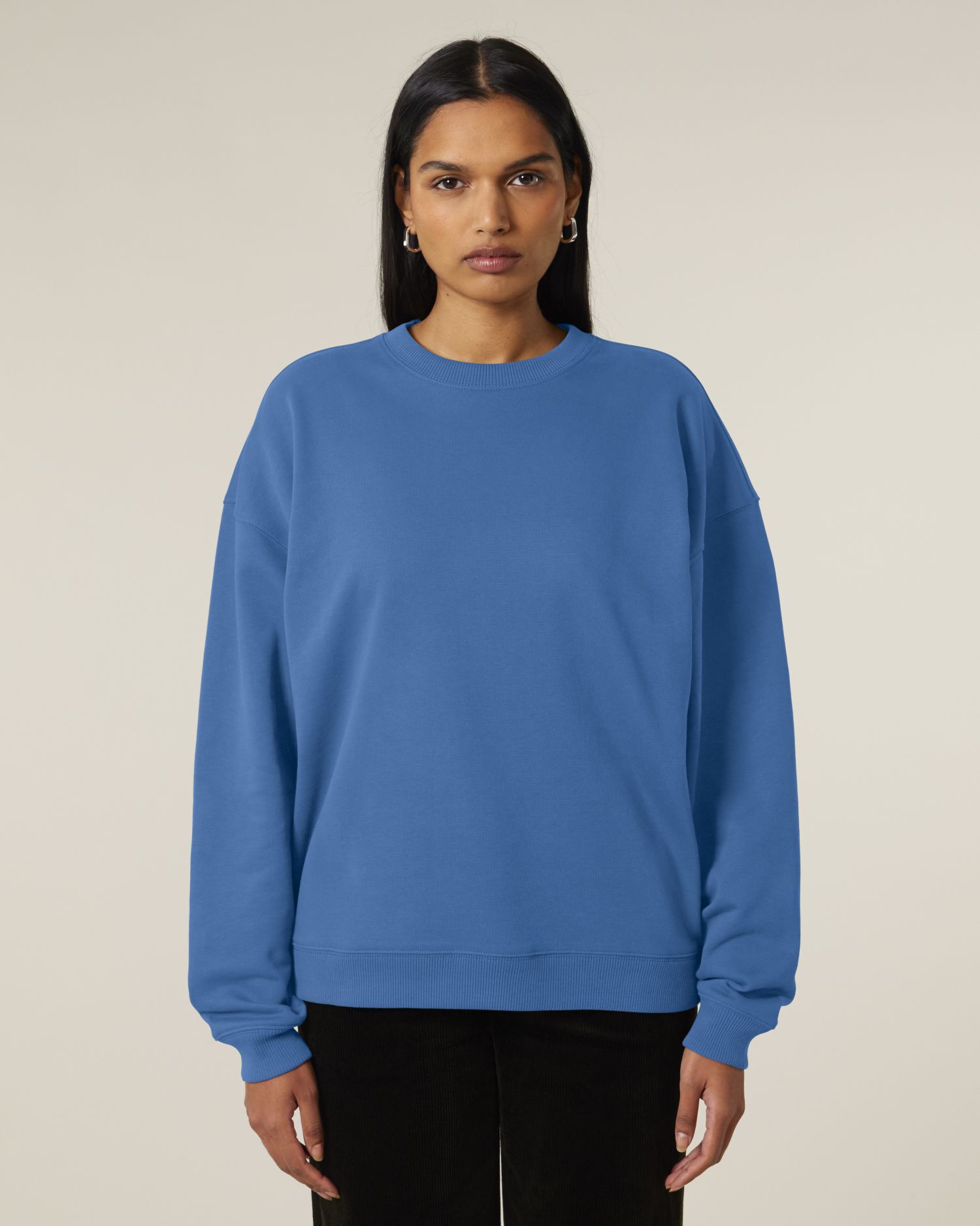 Unisex Oversized Organic Cotton Crew Neck Sweatshirt - 350 GSM | Radder 2.0 STSU208