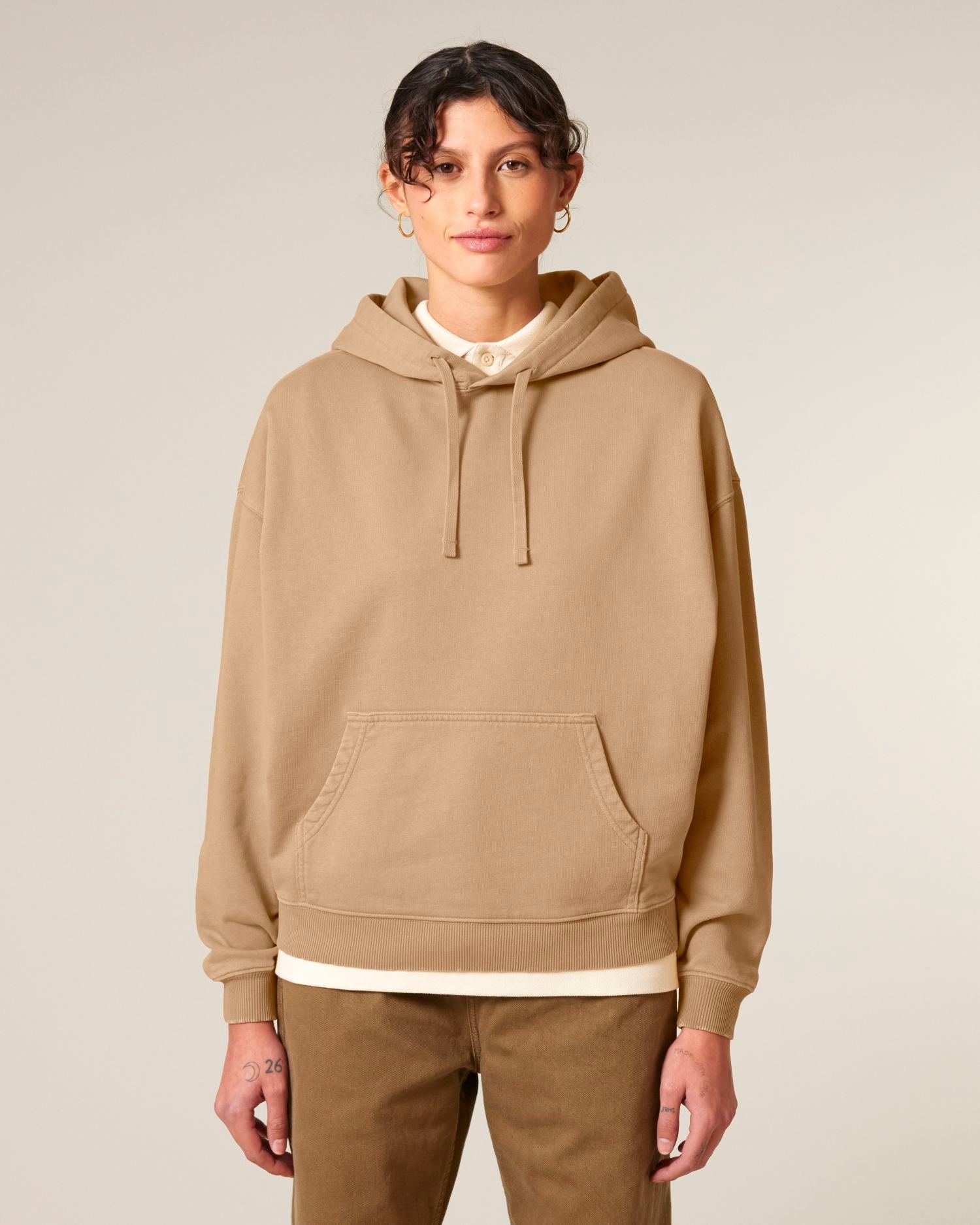 Unisex Organic Oversized Garment Dyed Hoodie Sweatshirt - 380 GSM | Slammer 2.0 Vintage STSU211