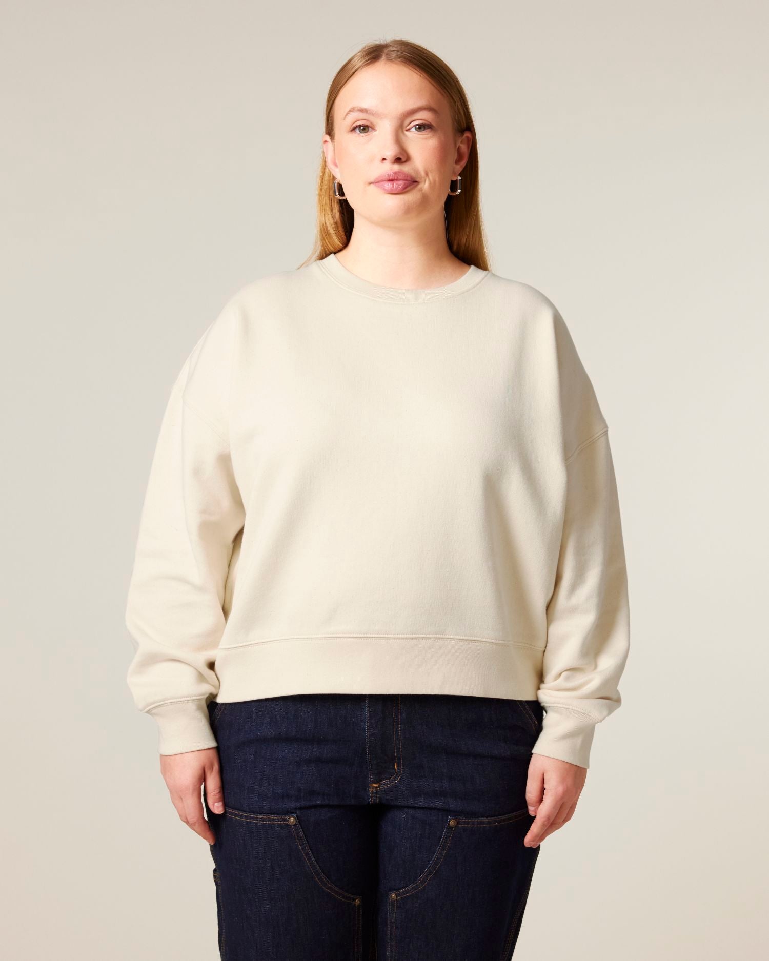 Women’s CrewNeck Sweatshirt - Organic Cotton, 300 GSM | Stella Alma STSW212