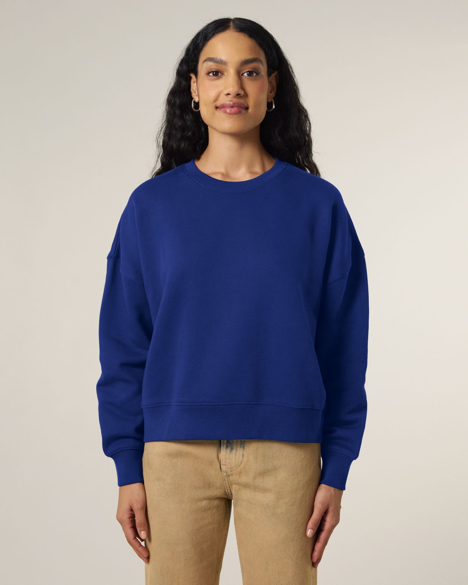 Sweatshirt Ras-du-Cou pour Femmes - Coton Bio, 300 GSM | Stella Alma STSW212