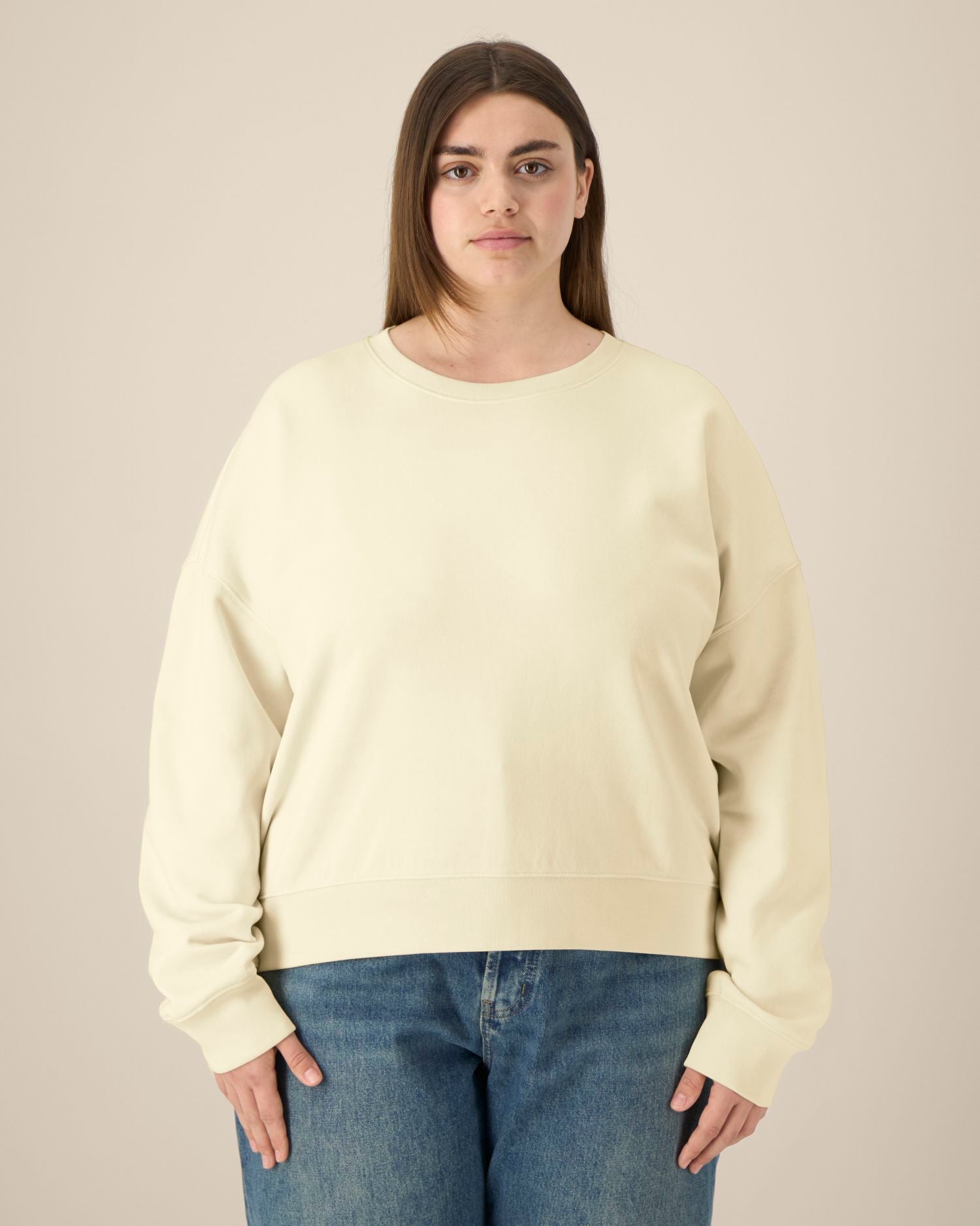 Women’s CrewNeck Sweatshirt - Organic Cotton, 300 GSM | Stella Alma STSW212
