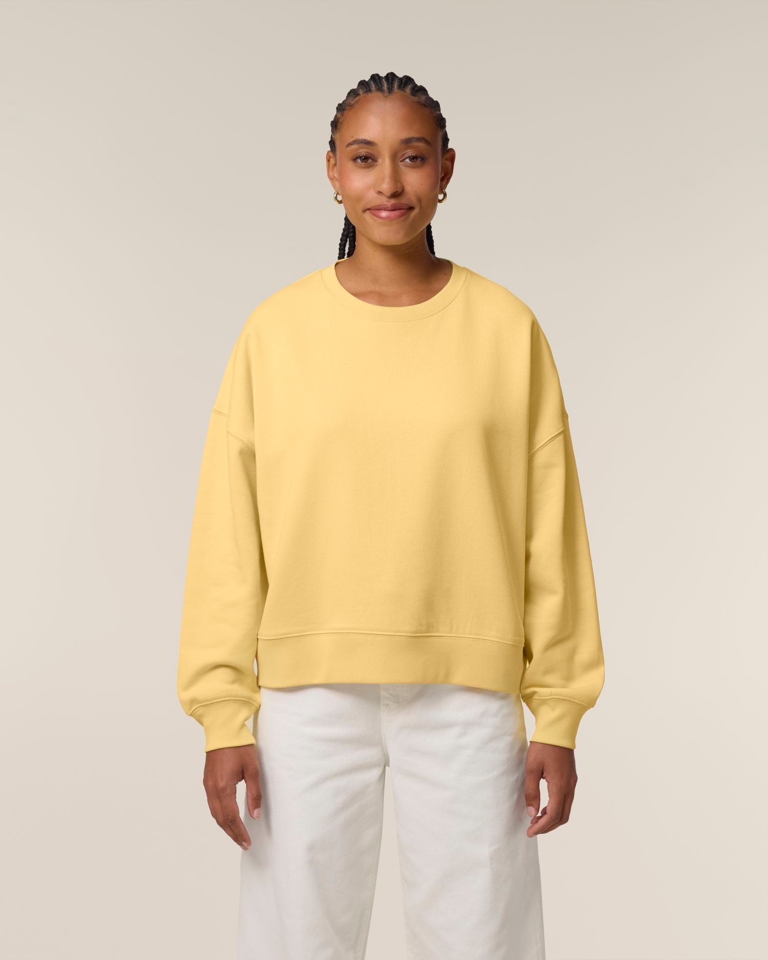 Women’s CrewNeck Sweatshirt - Organic Cotton, 300 GSM | Stella Alma STSW212