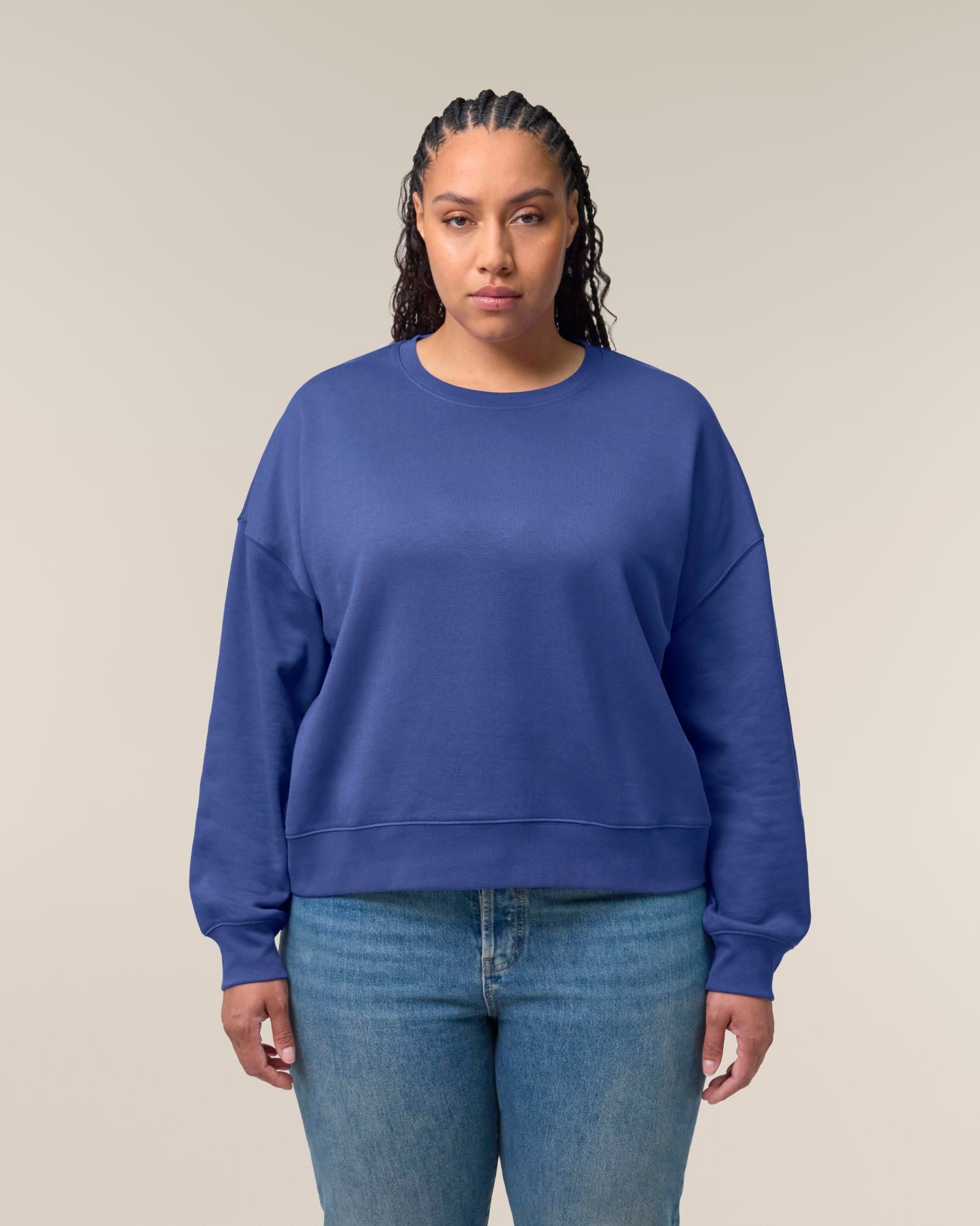 Women’s CrewNeck Sweatshirt - Organic Cotton, 300 GSM | Stella Alma STSW212
