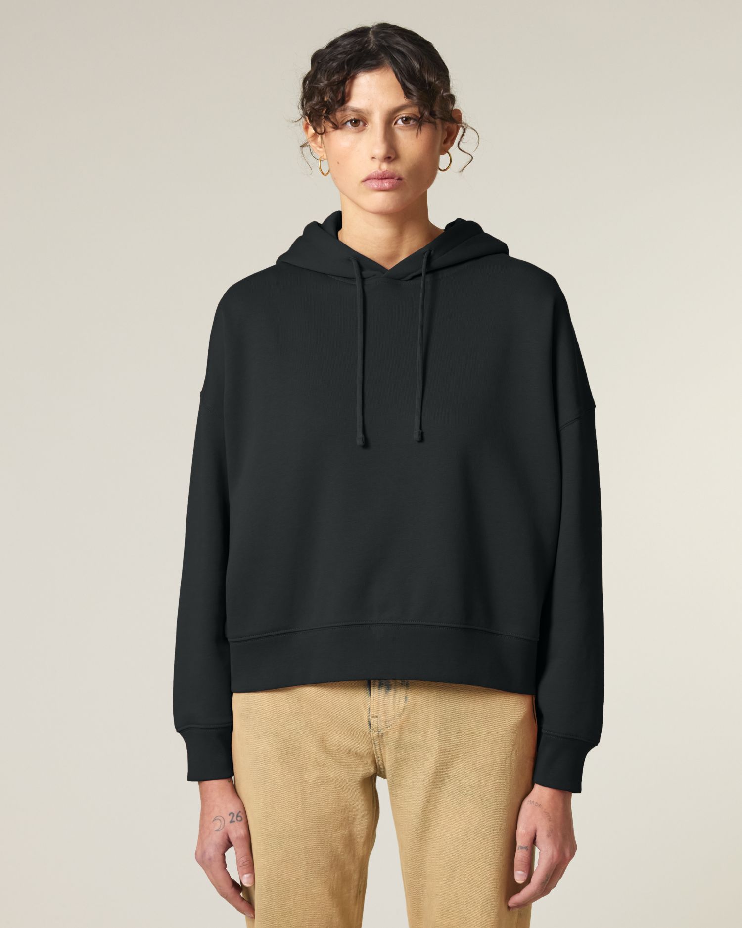 Sweat à Capuche en Coton Bio pour Femmes - 300 GSM | Nora STSW213