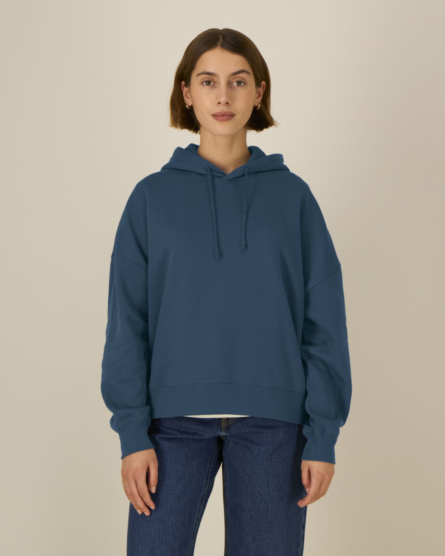 Women's Organic Cotton Hoodie Sweatshirt - 300 GSM | Nora STSW213