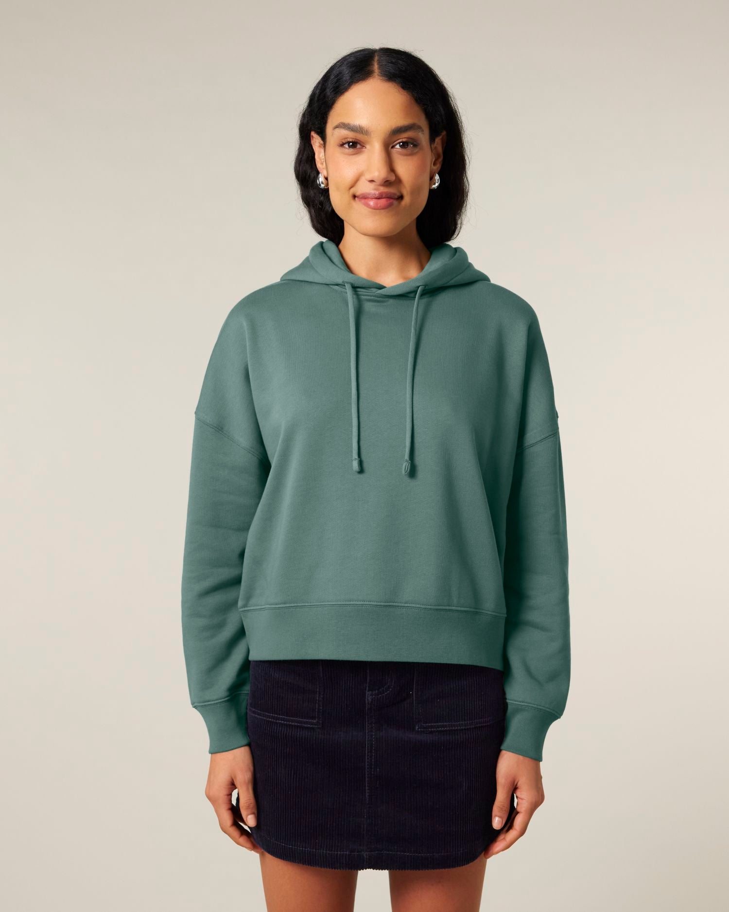 Sweat à Capuche en Coton Bio pour Femmes - 300 GSM | Nora STSW213
