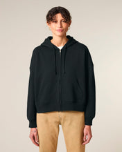 Women's Organic Zip-Thru Hoodie Sweatshirt - 300 GSM | Stella Ida STSW214