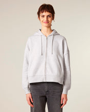 Women's Organic Zip-Thru Hoodie Sweatshirt - 300 GSM | Stella Ida STSW214