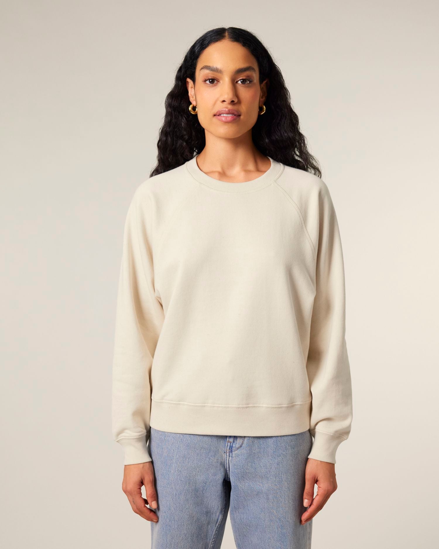 Dames Organic Cotton Raglan Sweatshirt - 300 GSM | Clara STSW217