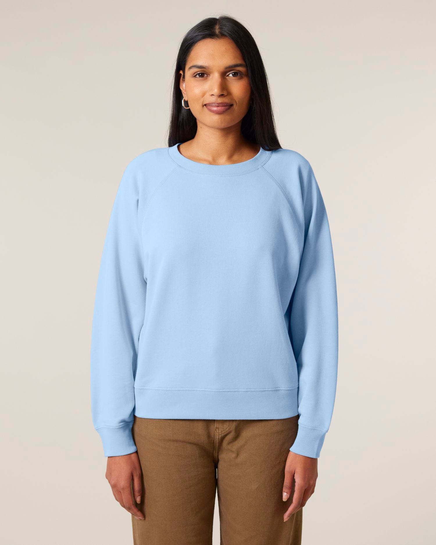 Dames Organic Cotton Raglan Sweatshirt - 300 GSM | Clara STSW217