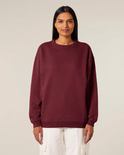 Women's Oversized Organic Cotton Crew Neck Sweatshirt - 300 GSM | Stella Paloma STSW218