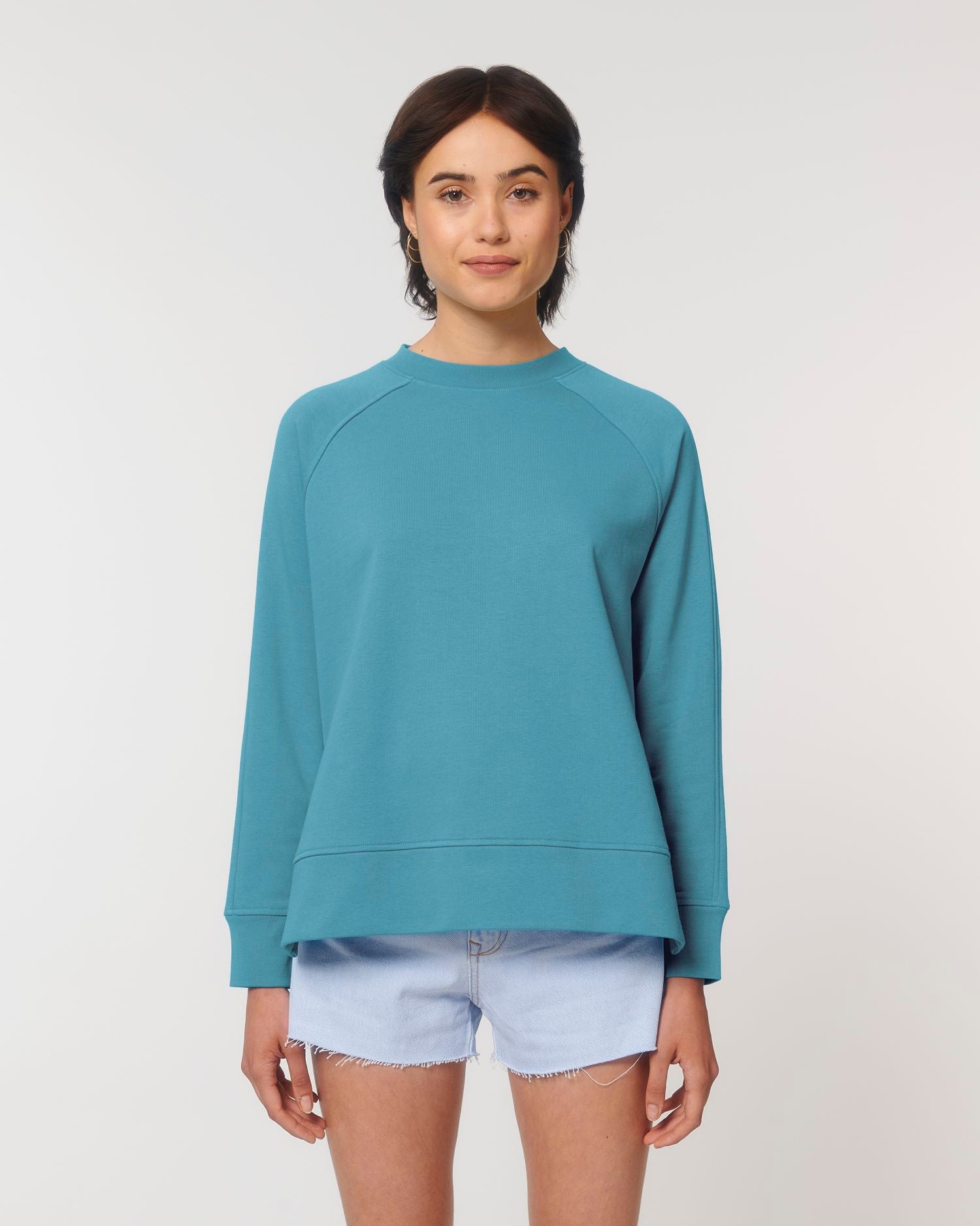 Organic Oversized Women's Crew Neck Sweatshirt - 300 g/m² | Stella Wilder STSW872