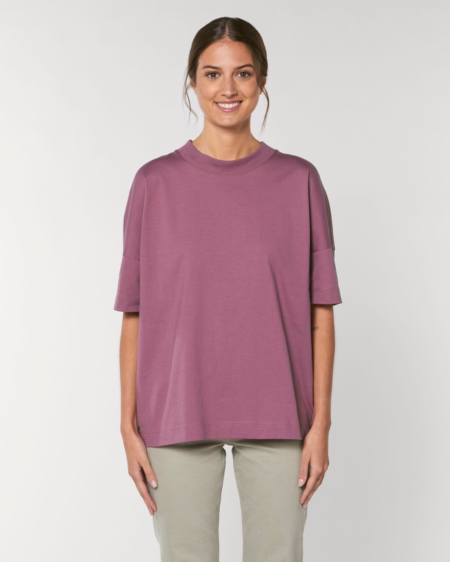 Unisex Organic High Neck Oversized T-shirt - 200 g/m² | Blaster STTU815