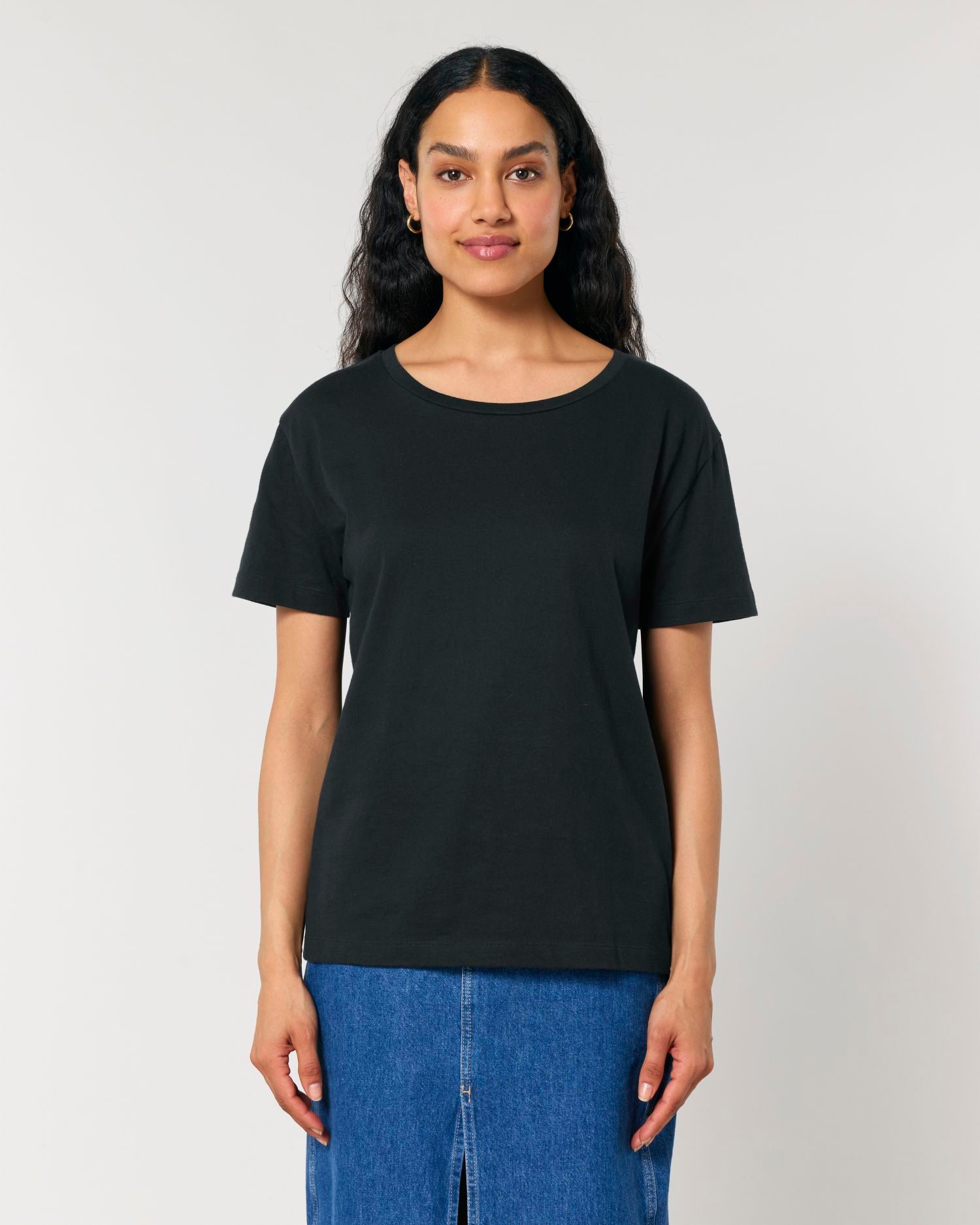 Women's Organic Cotton Scoop Neck T-Shirt - 155 GSM | Stella Serena STTW173