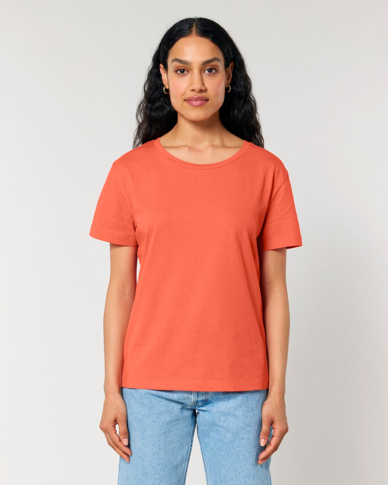 Women's Organic Cotton Scoop Neck T-Shirt - 155 GSM | Stella Serena STTW173