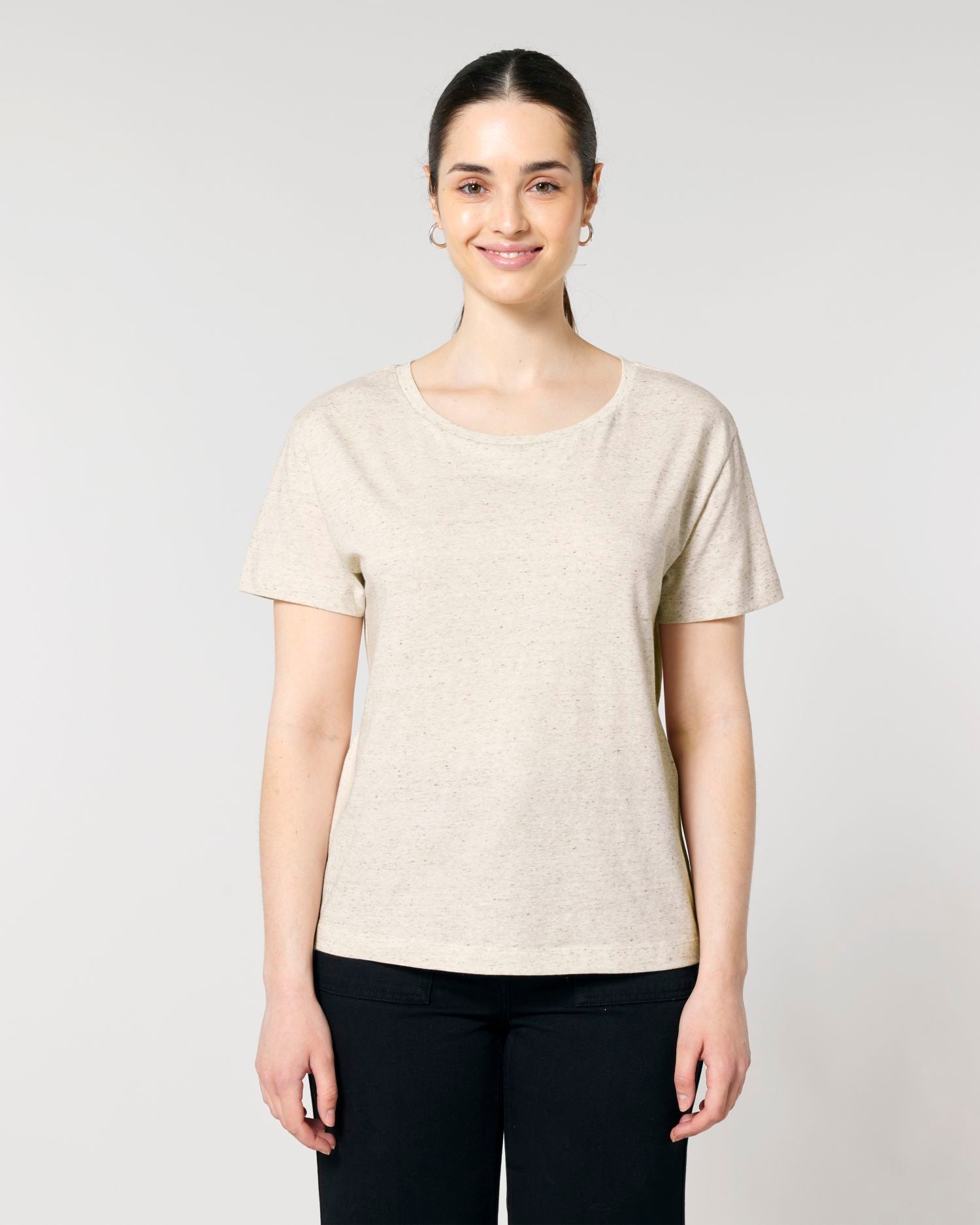 Women's Organic Cotton Scoop Neck T-Shirt - 155 GSM | Stella Serena STTW173