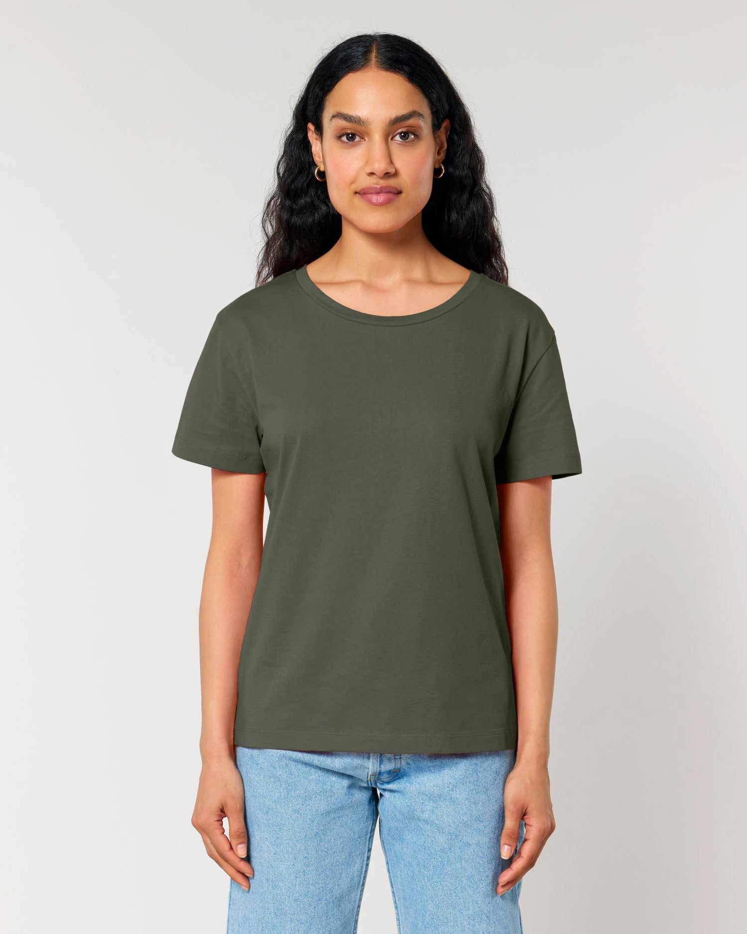Women's Organic Cotton Scoop Neck T-Shirt - 155 GSM | Stella Serena STTW173
