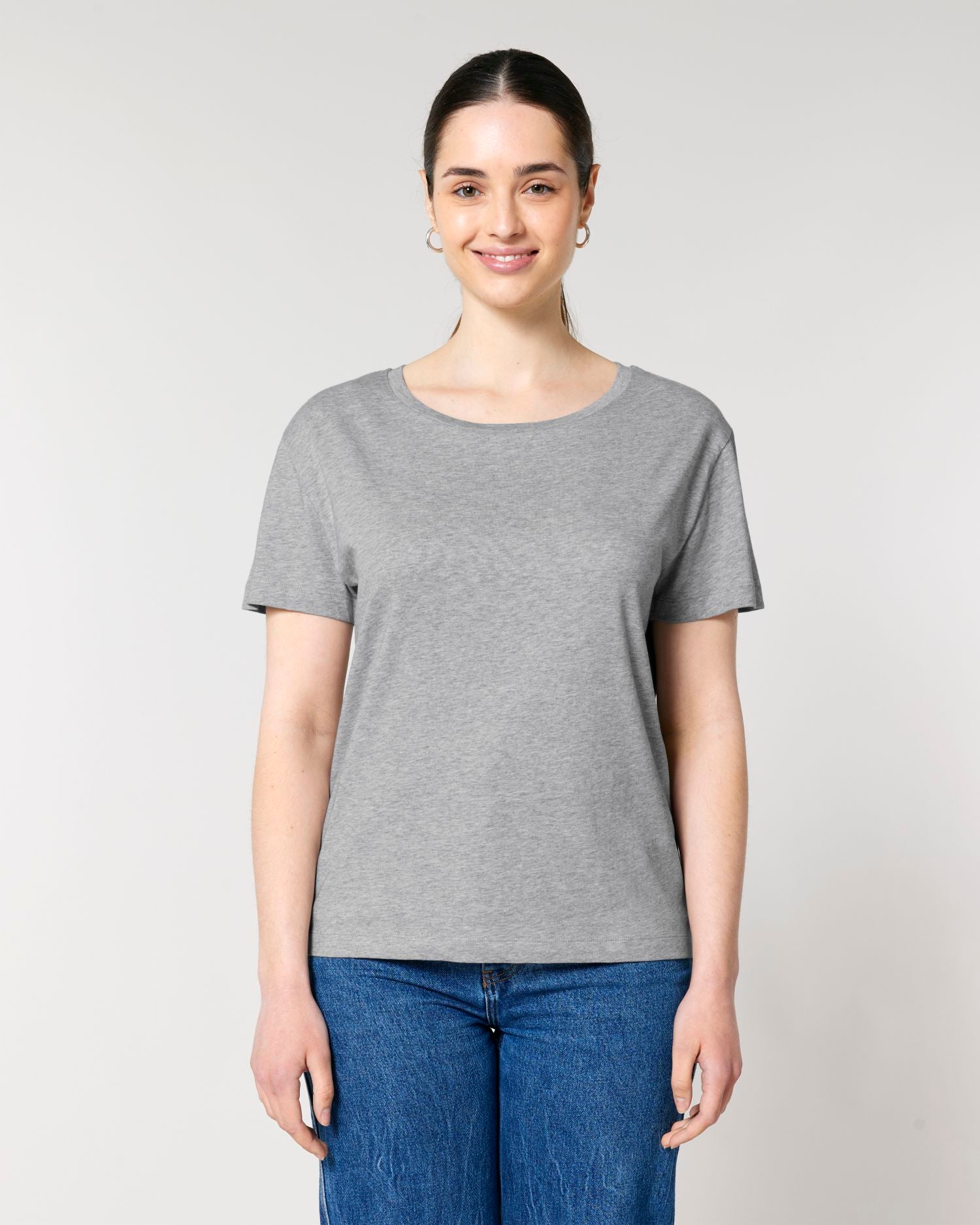 Women's Organic Cotton Scoop Neck T-Shirt - 155 GSM | Stella Serena STTW173