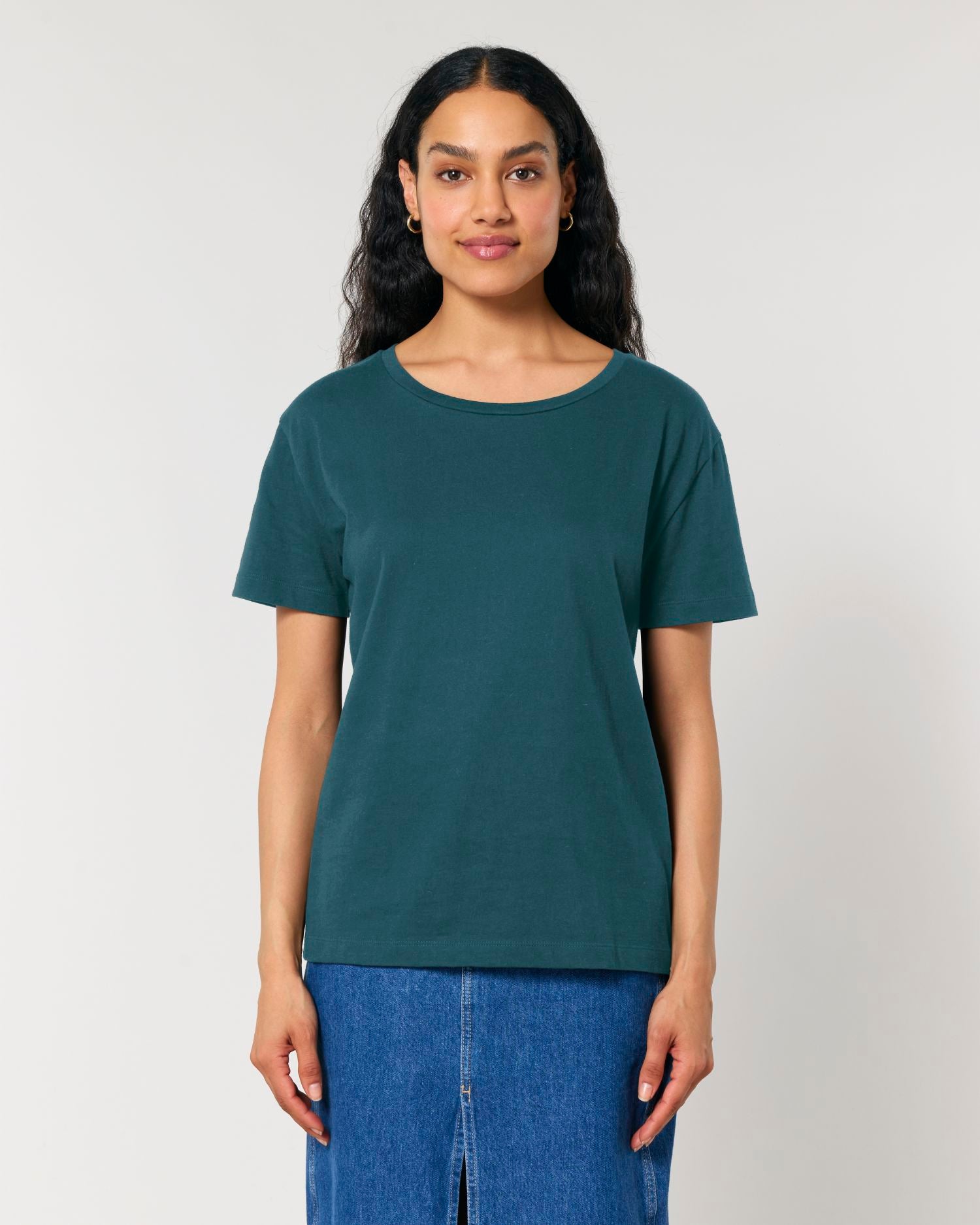 Women's Organic Cotton Scoop Neck T-Shirt - 155 GSM | Stella Serena STTW173