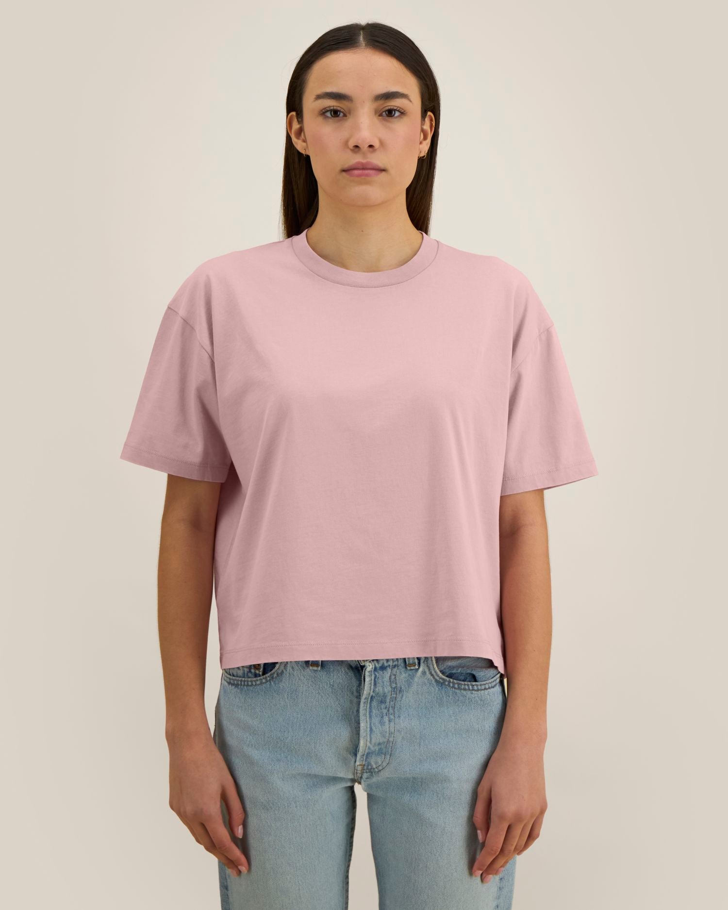 Stückgefärbtes, kastig geschnittenes Damen-T-Shirt – 155 g/m² | Stella Nova Vintage – STTW283