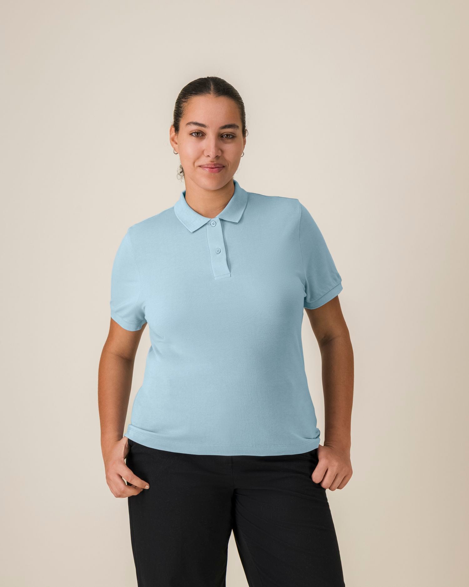 Women's Fitted Polo Shirt | Coaster | Organic Blank
