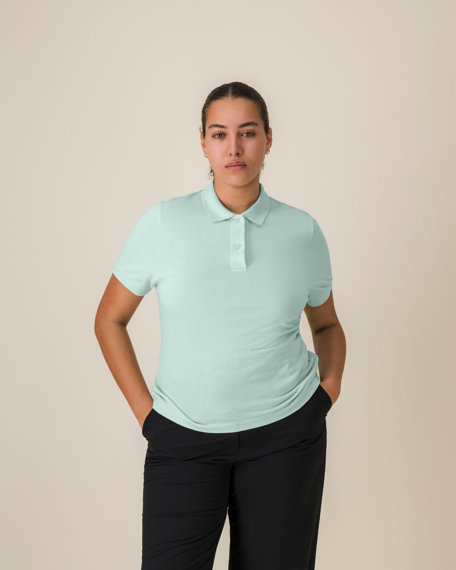 Women's Fitted Polo Shirt - 185 GSM | Stella Coaster STPW977