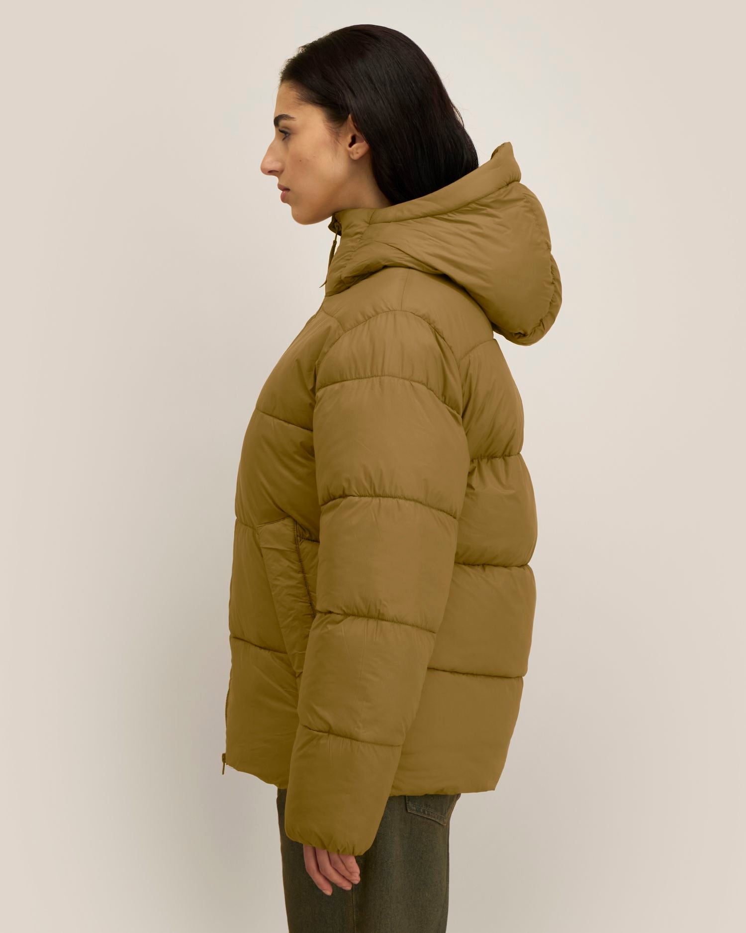 Unisex-Pufferjacke mit Kapuze aus recyceltem Nylon | Puffer 2.0 - STJU292