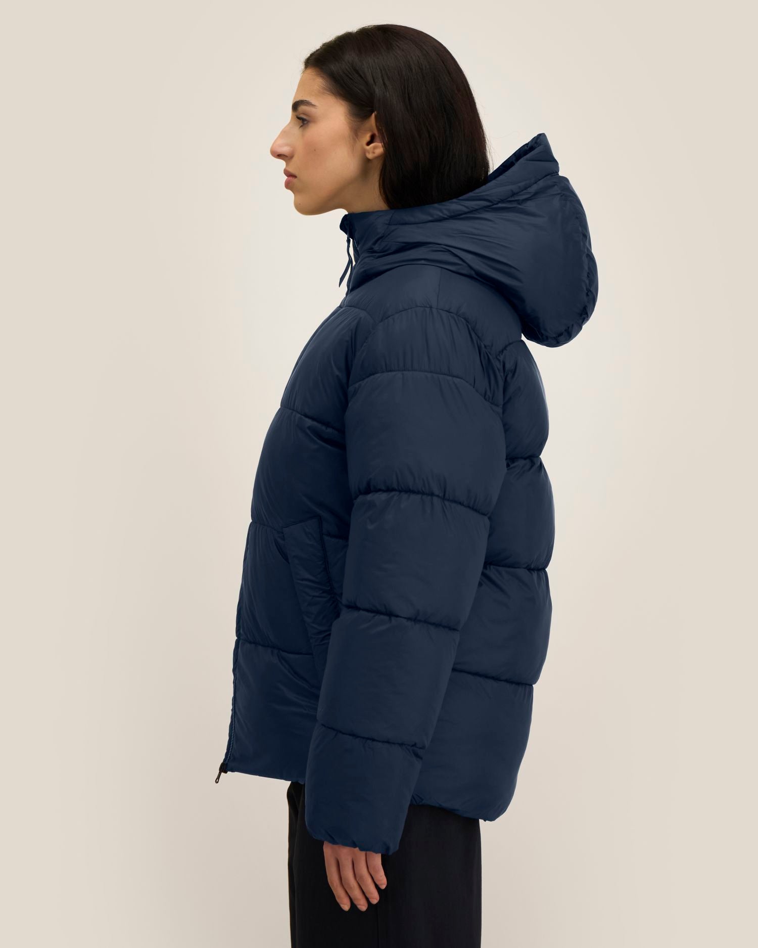Unisex-Pufferjacke mit Kapuze aus recyceltem Nylon | Puffer 2.0 - STJU292