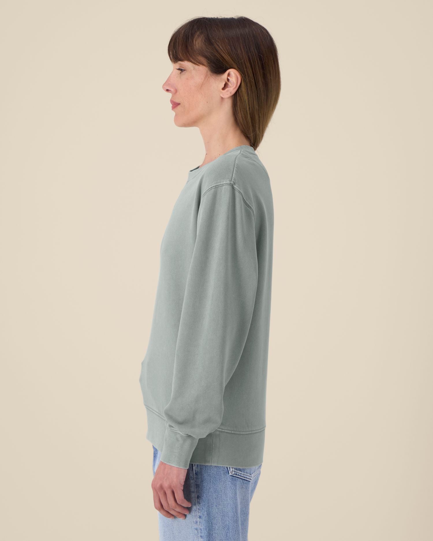 Unisex Garment-Dyed Organic Sweatshirt | Matcher Vintage Crewnecks STSU085