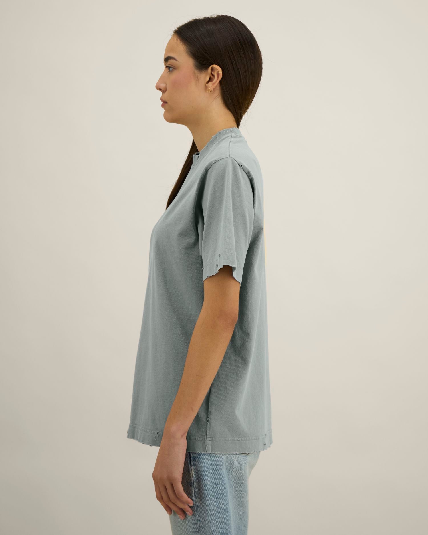 Stückgefärbtes schweres T-Shirt im Used-Look – 240 GSM | Freestyler Super Vintage – STTU280