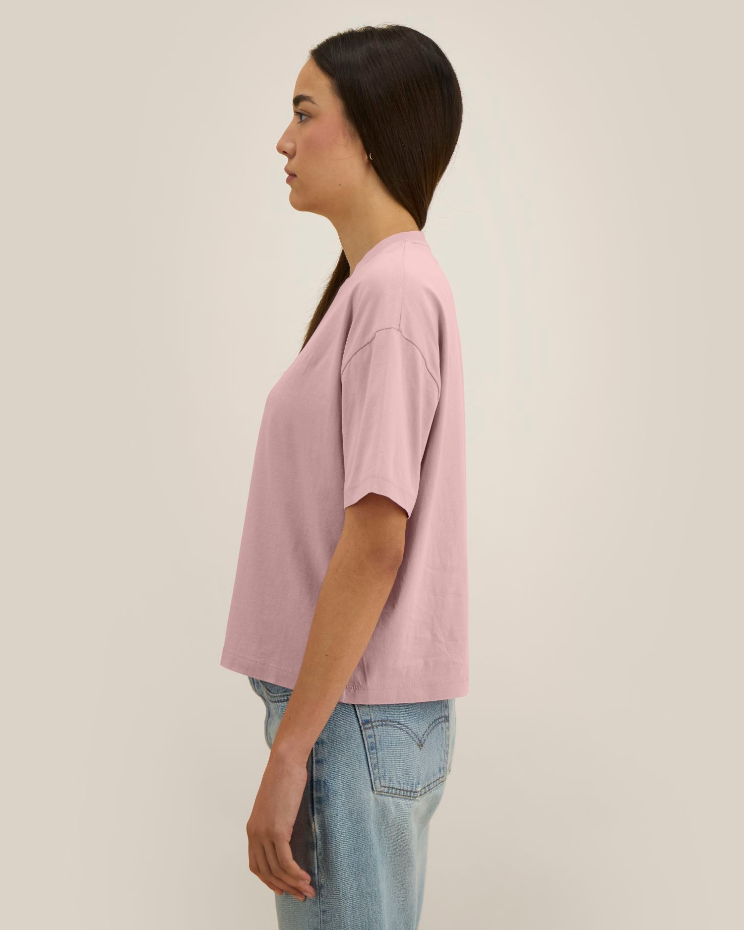 Stückgefärbtes, kastig geschnittenes Damen-T-Shirt – 155 g/m² | Stella Nova Vintage – STTW283