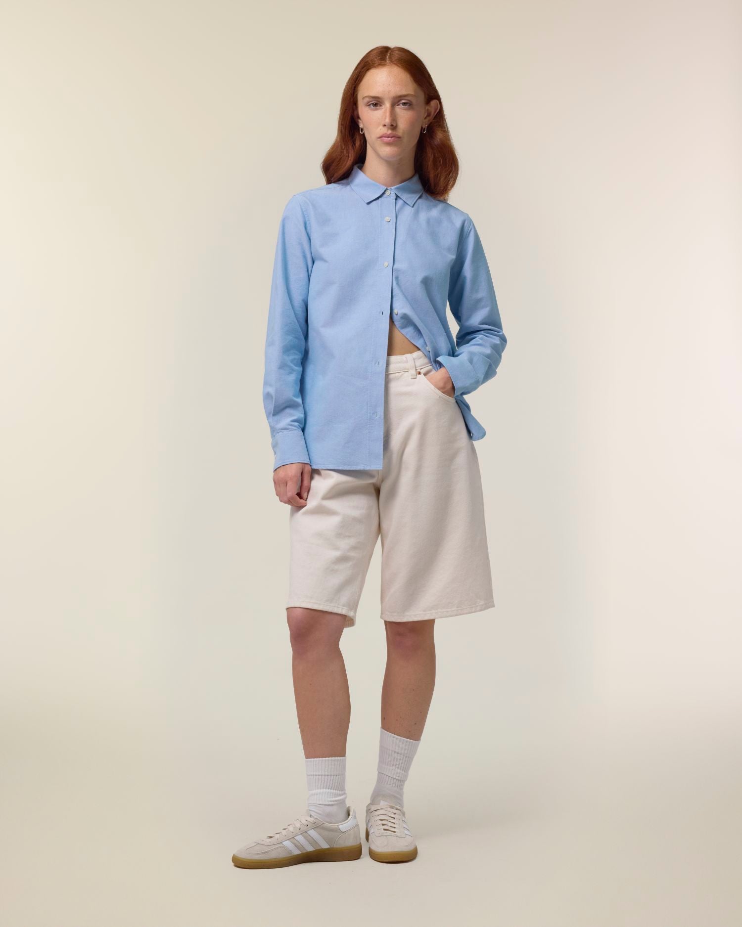 Camisa Oxford para Mujer - 190 GSM | Camisa Stella Oxford STWW971