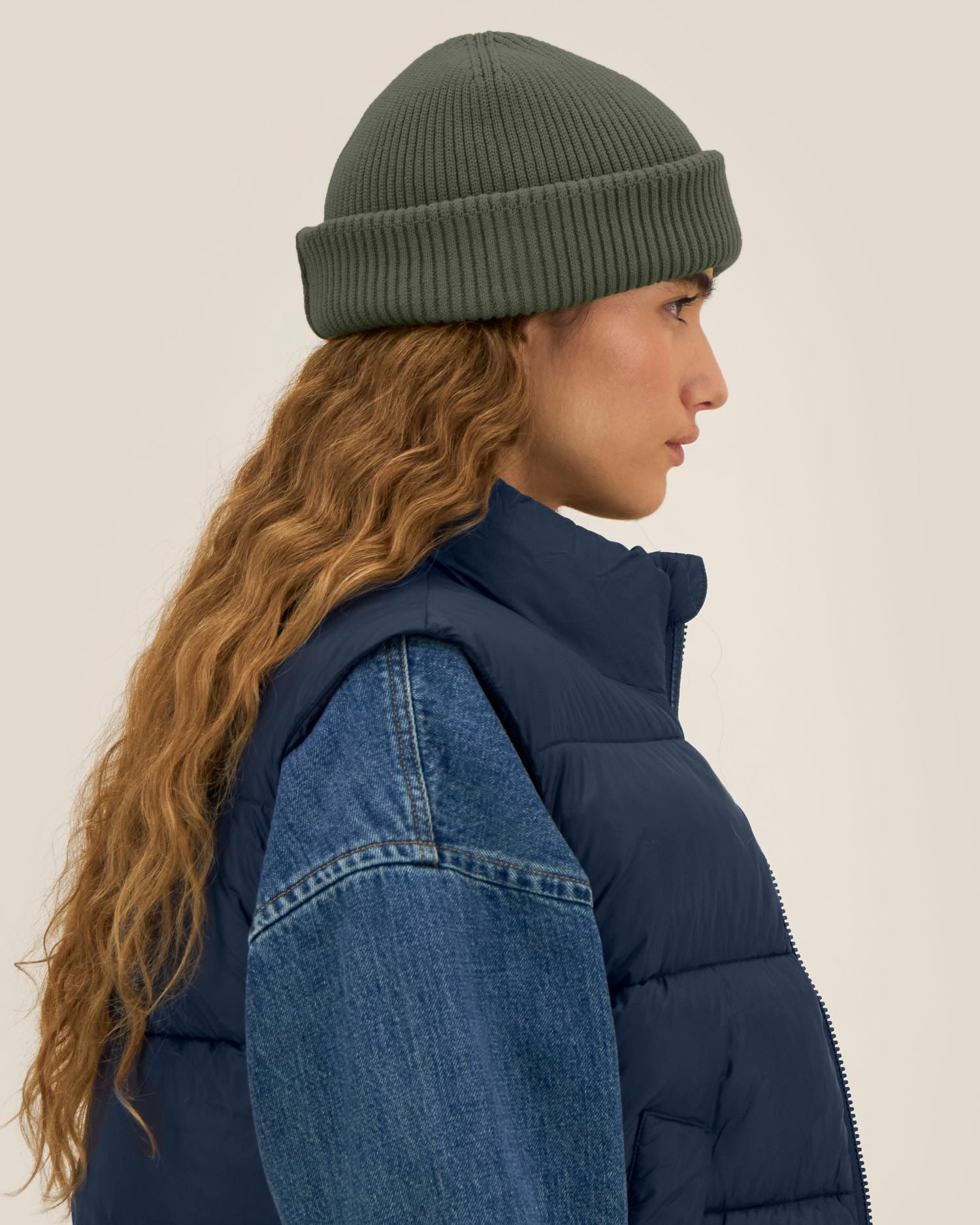 Unisex-Fisherman-Beanie aus Rippstrick | Fisherman Beanie 2.0 – STAU296