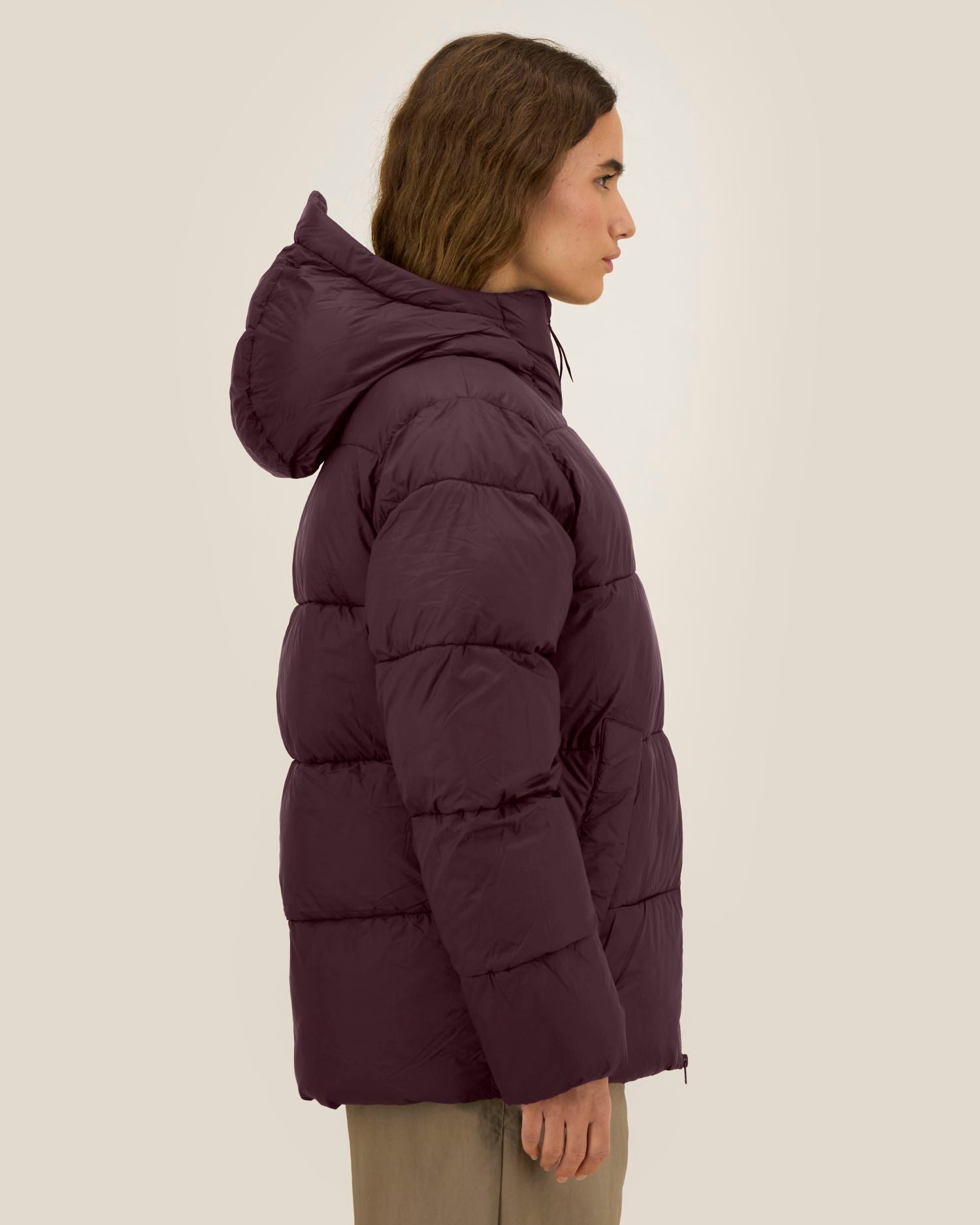 Unisex-Pufferjacke mit Kapuze aus recyceltem Nylon | Puffer 2.0 - STJU292