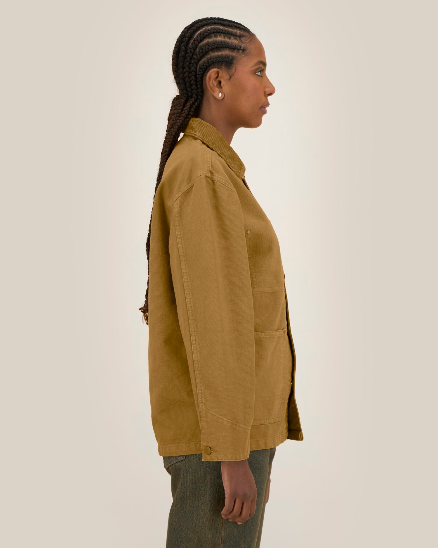 Unisex-Jacke aus stückgefärbtem Baumwoll-Canvas – 379 GSM | Arbeitsjacke – STJU294