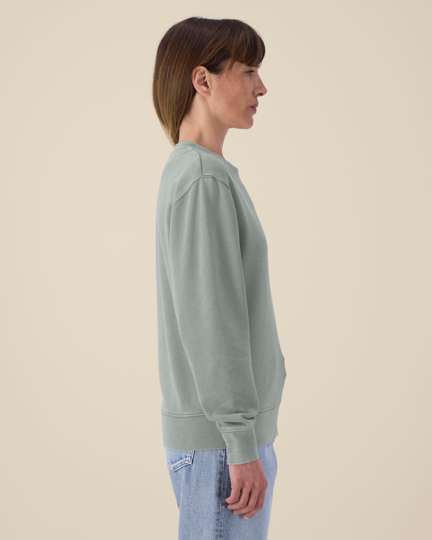 Unisex Garment-Dyed Organic Sweatshirt | Matcher Vintage Crewnecks STSU085