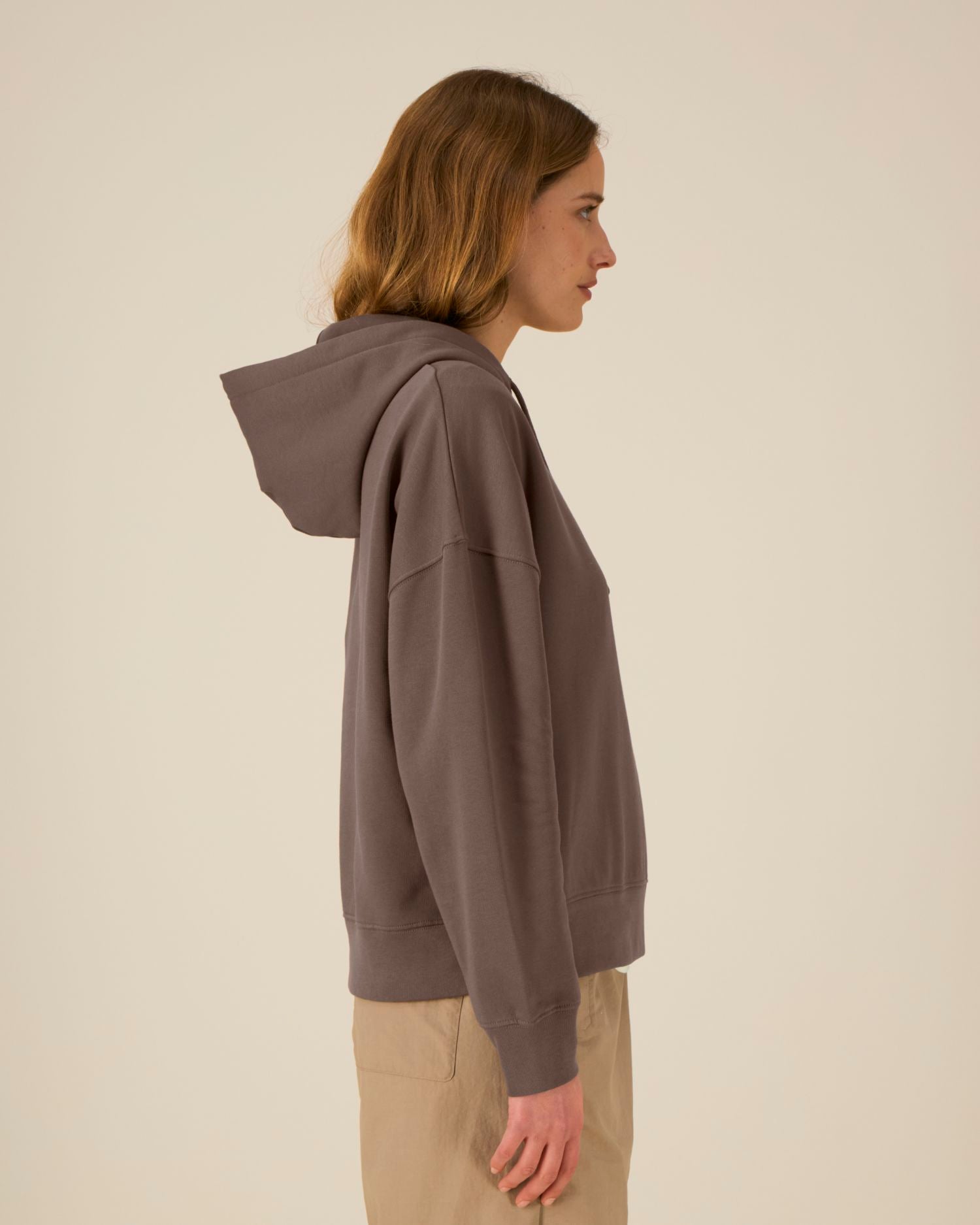Women's Organic Cotton Hoodie Sweatshirt - 300 GSM | Nora STSW213