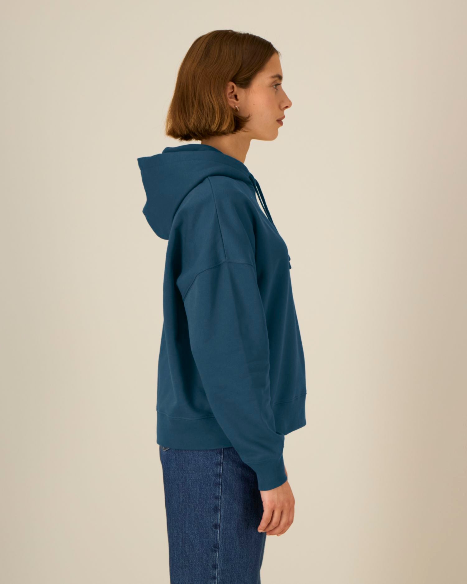 Women's Organic Cotton Hoodie Sweatshirt - 300 GSM | Nora STSW213