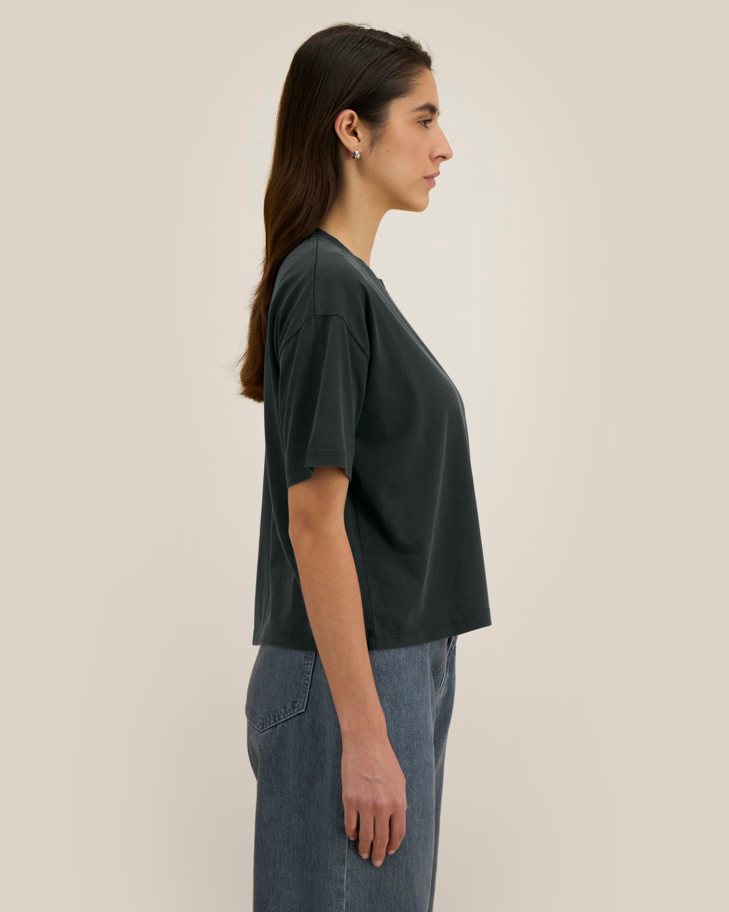 Stückgefärbtes, kastig geschnittenes Damen-T-Shirt – 155 g/m² | Stella Nova Vintage – STTW283