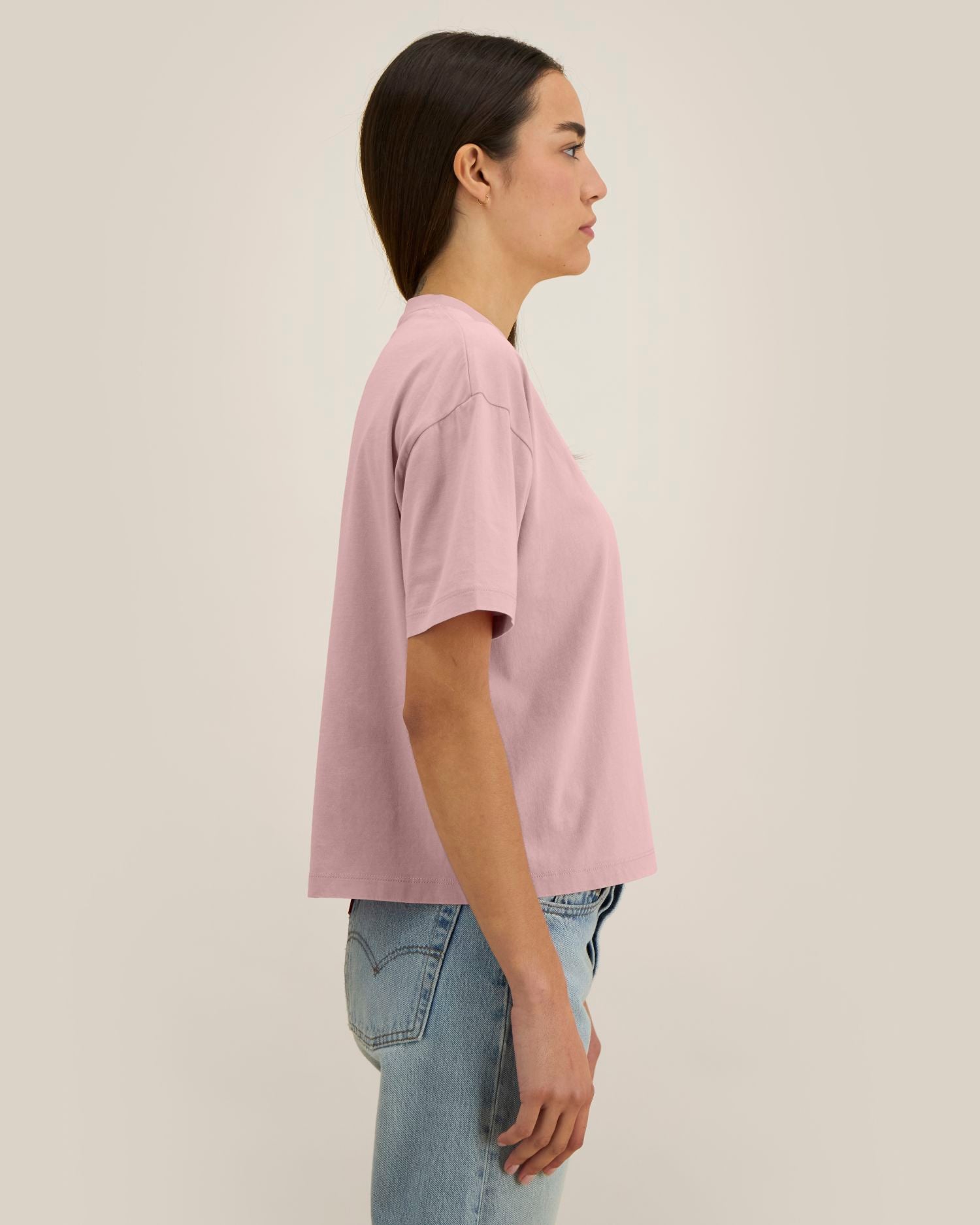 Stückgefärbtes, kastig geschnittenes Damen-T-Shirt – 155 g/m² | Stella Nova Vintage – STTW283