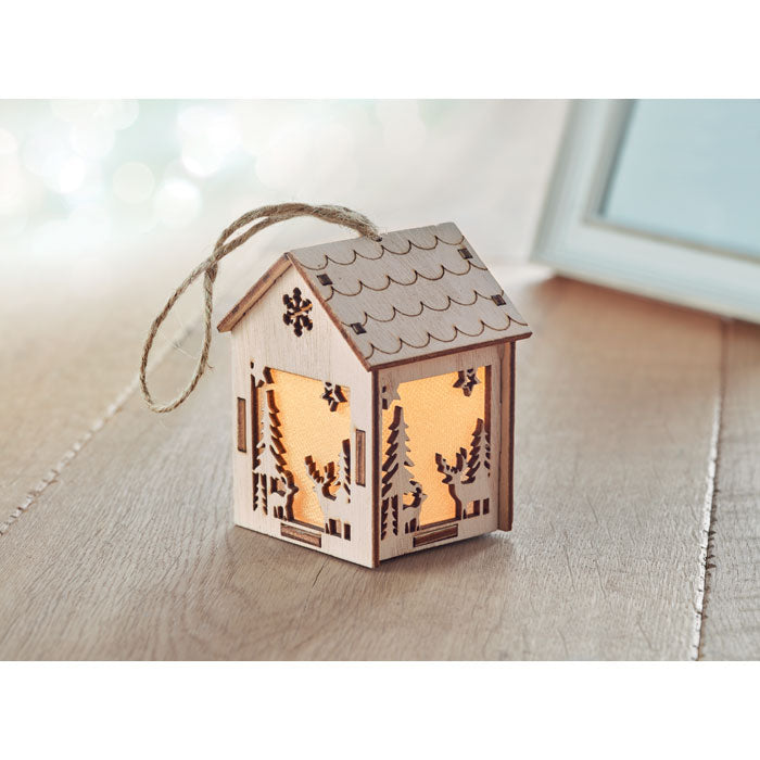 Mdf House With Light | PONIA - CX1463