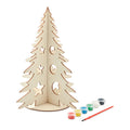 Albero di Natale in legno fai da te con 6 acquerelli | TREE AND PAINT CX1493