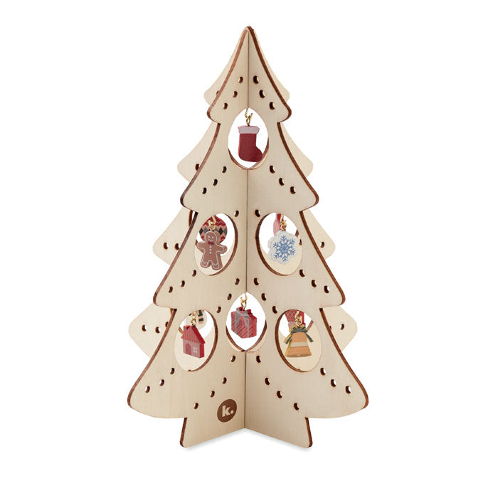 Wooden Xmas Tree Decoration | SILUETA - CX1510