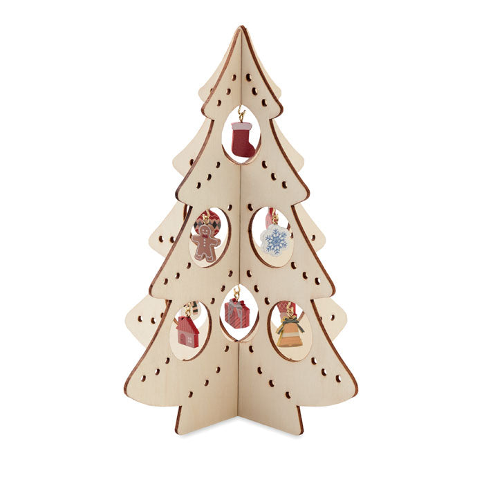 Wooden Xmas Tree Decoration | SILUETA - CX1510