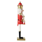 Large Decorative Wooden Nutcracker on Square Base | SUPER JOLY CX1591
